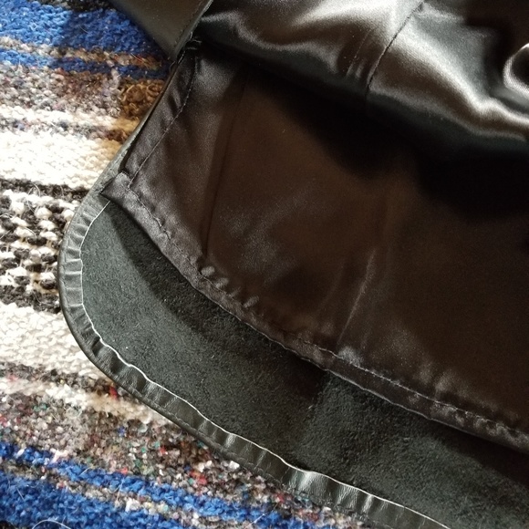 Vintage Genuine Leather Skirt size 5/6 - Picture 6 of 7